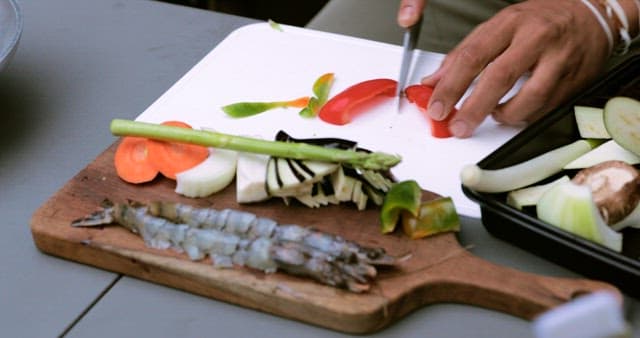 Preparing Fresh Vegetables for Cooking