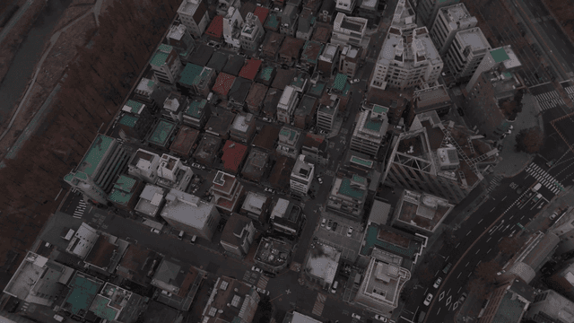Dense urban areas