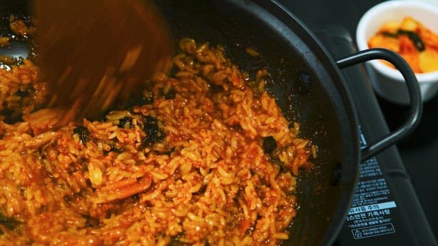 Stir-Fried Rice with the Stew After Main Course