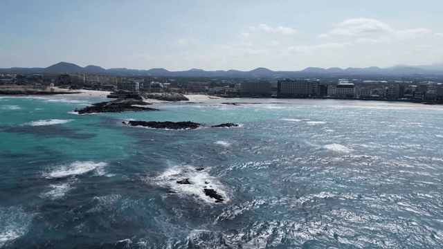 Coastal city with a vast ocean view