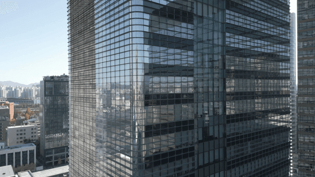 Modern skyscrapers in a cityscape