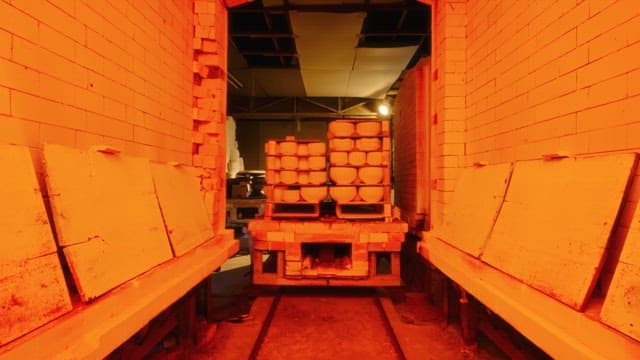 고온 가마에서 빛나는 도자기