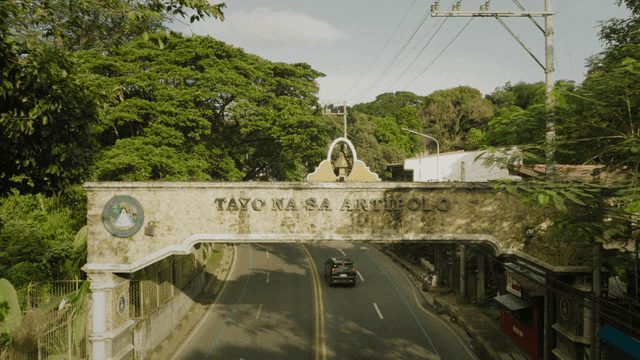 Village roads in harmony with nature