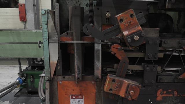 Industrial machine operating in a factory