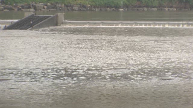 River with weir