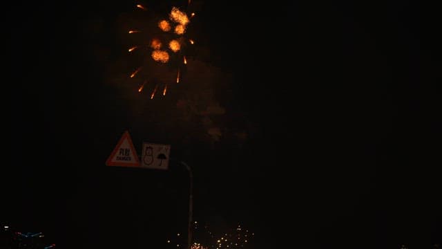 밤하늘을 밝히는 불꽃놀이