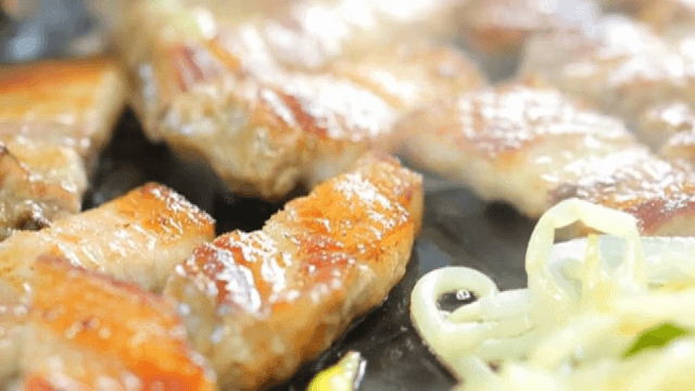 콩나물과 함께 구운 삼겹살