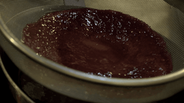 Sieve to strain sauce