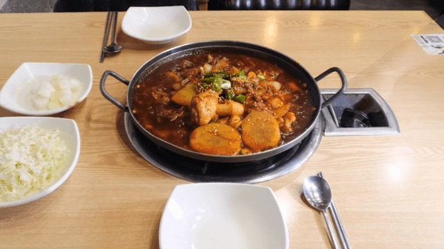 Braised Chicken simmering on a table
