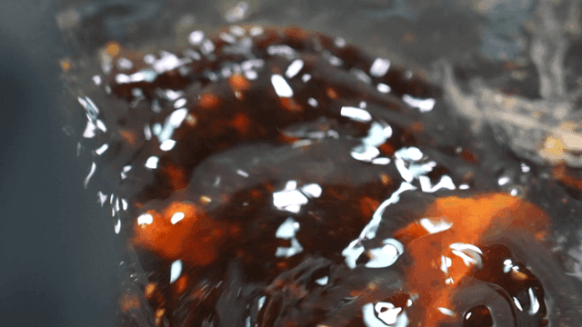 Sauce with soy sauce and mustard
