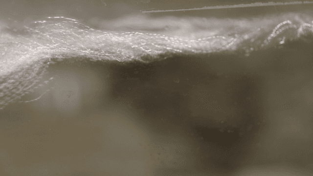 Close-up of flowing water with bubbles