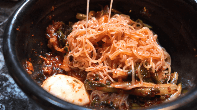 Spicy Bibim Gukbap with Egg