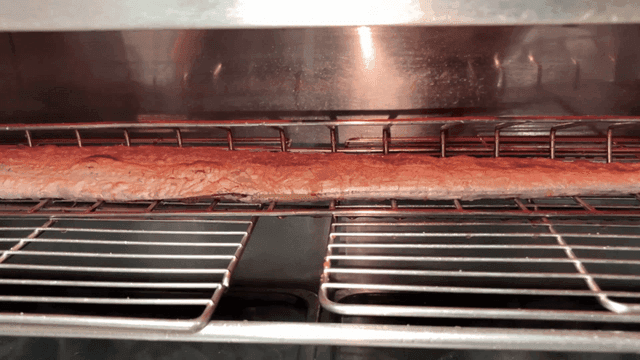 Cutlassfish grilling in the oven