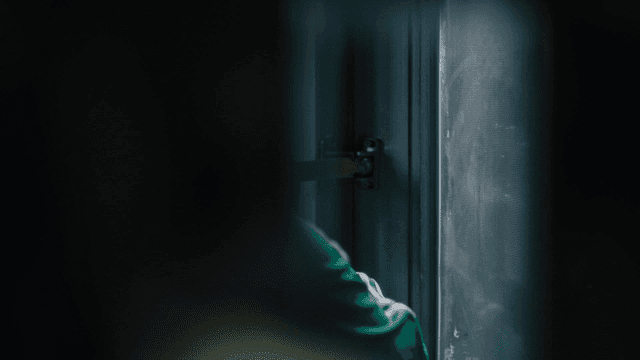 Person who locks door inside house