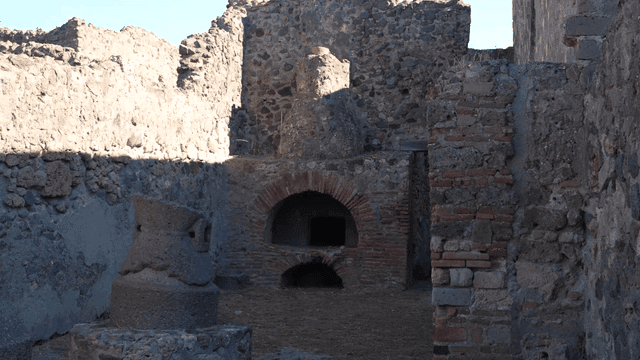 Ancient stone ruins under sunlight