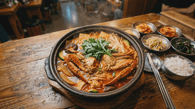 Spicy boiling seafood stew