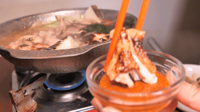 Chicken stew with sauce