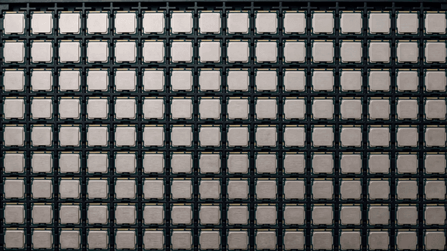 Tray containing multiple processors