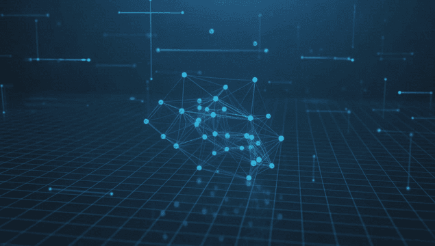 Digital network structure visualization