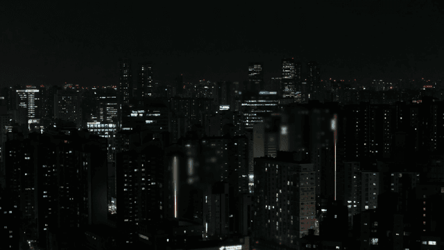 City center where gleaming skyscrapers are clustered