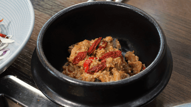Ssamjang with red dried goji berries