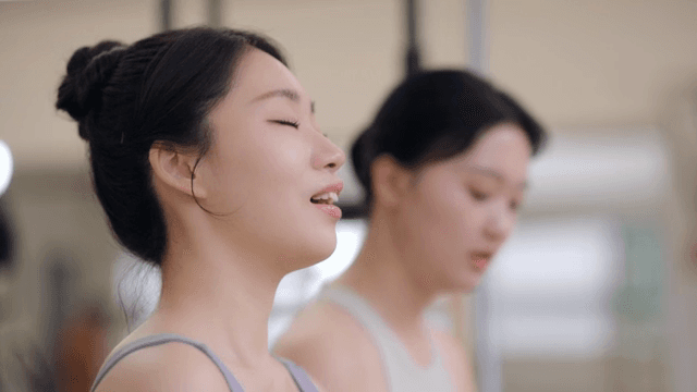 Women relaxing after a workout session
