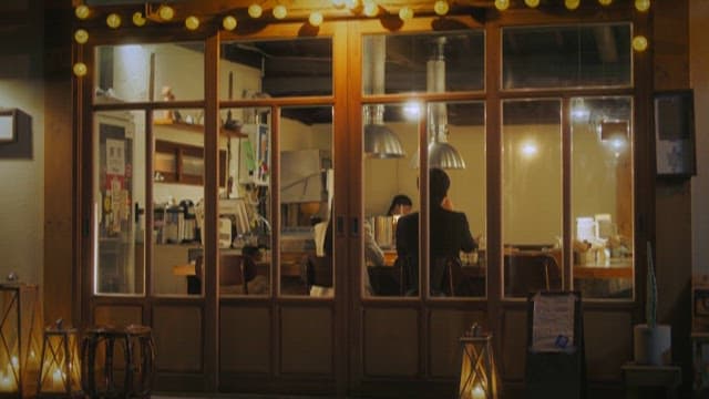 Cozy Evening at a Small Restaurant