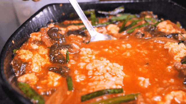 Spicy Sundubu Jjamppong with Rice