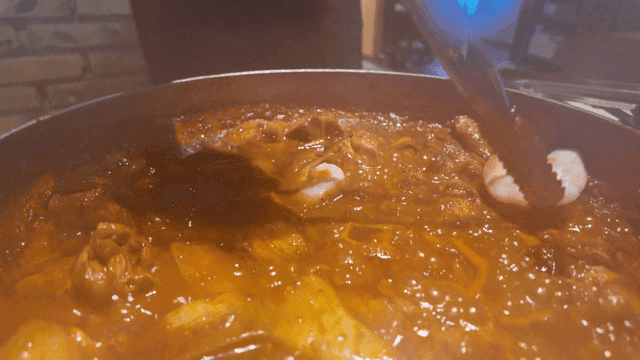 Shrimp in spicy jjagalchi