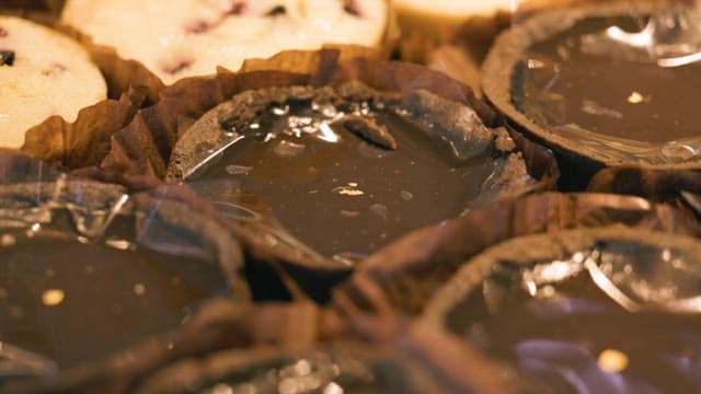 진한 초콜릿 타르트