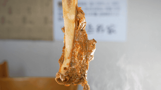 Steaming hot beef short ribs