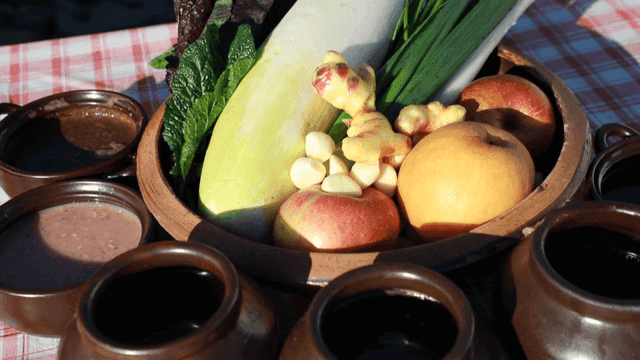 Fresh ingredients for cooking