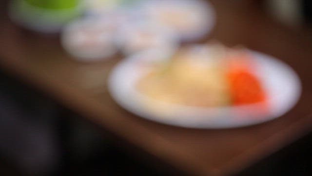 Delicious set meal of boiled pork bossam served with side dishes