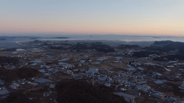 해안이 보이는 광활한 풍경