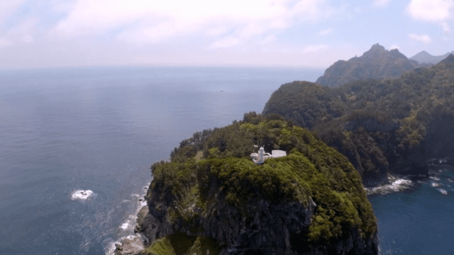 등대가 있는 아름다운 섬