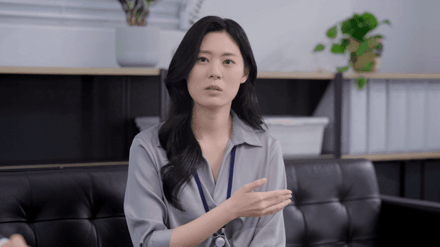 집중적인 토론이 있는 사무실 회의