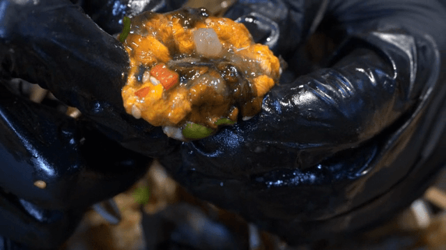 신선하게 준비된 간장게장