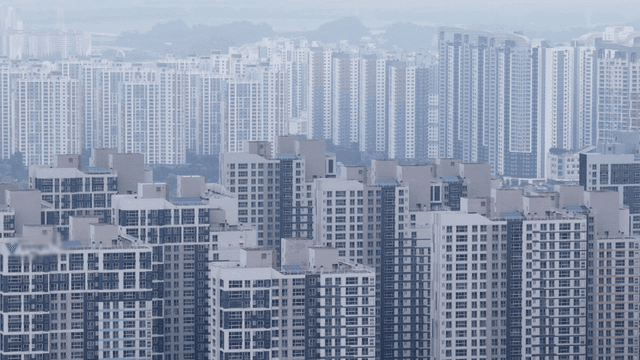 Complex of high-rise apartments