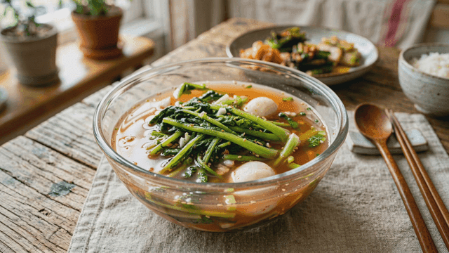 Bowl of refreshing water kimchi