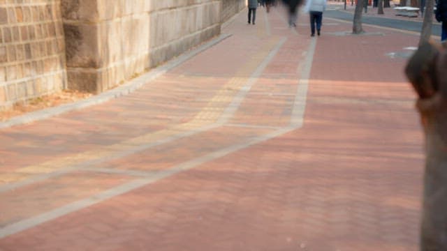 인도에서 걷는 사람들