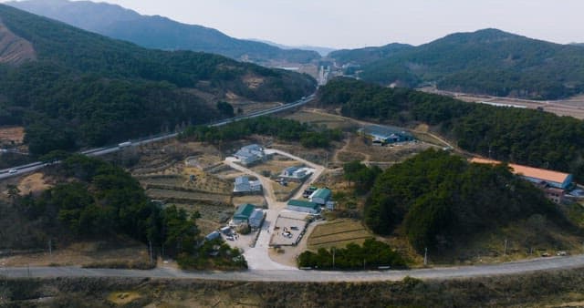 View of a Rural Industrial Area