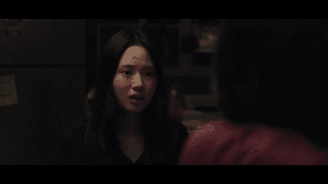 Women having a serious conversation