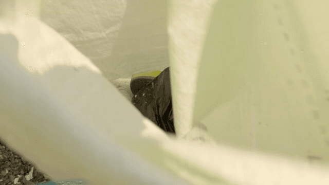 자루 안에 담긴 쓰레기들