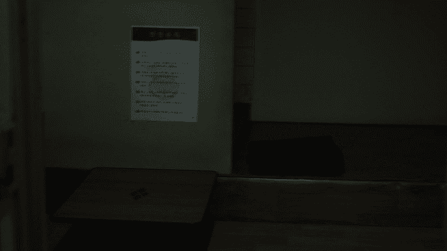 Back of prisoner being locked in prison cell