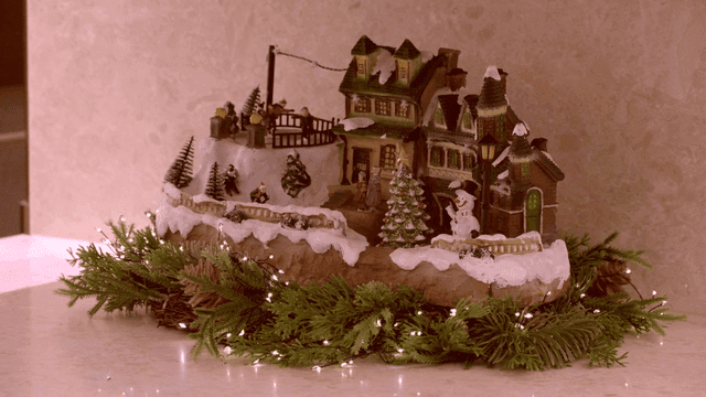 Snowy Winter Christmas Miniature