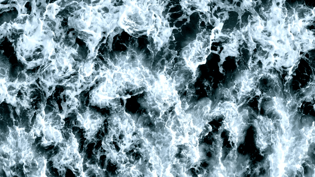 거품 무늬가 있는 파도