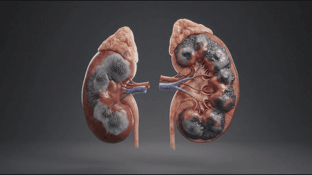 Diseased kidneys