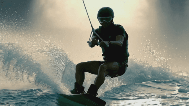 Person who wakes up on ocean waves