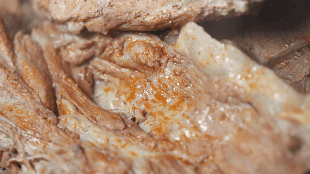 Hot pork ribs in potato stew