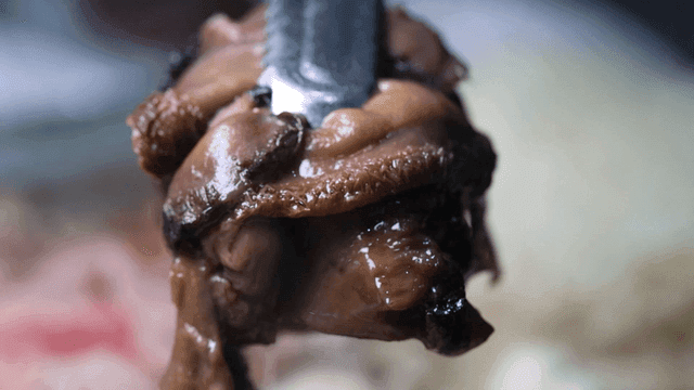 Mushroom stew cooked in pot
